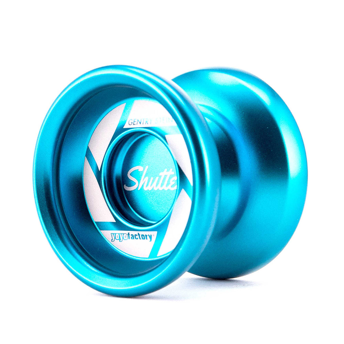side view of aqua shutter