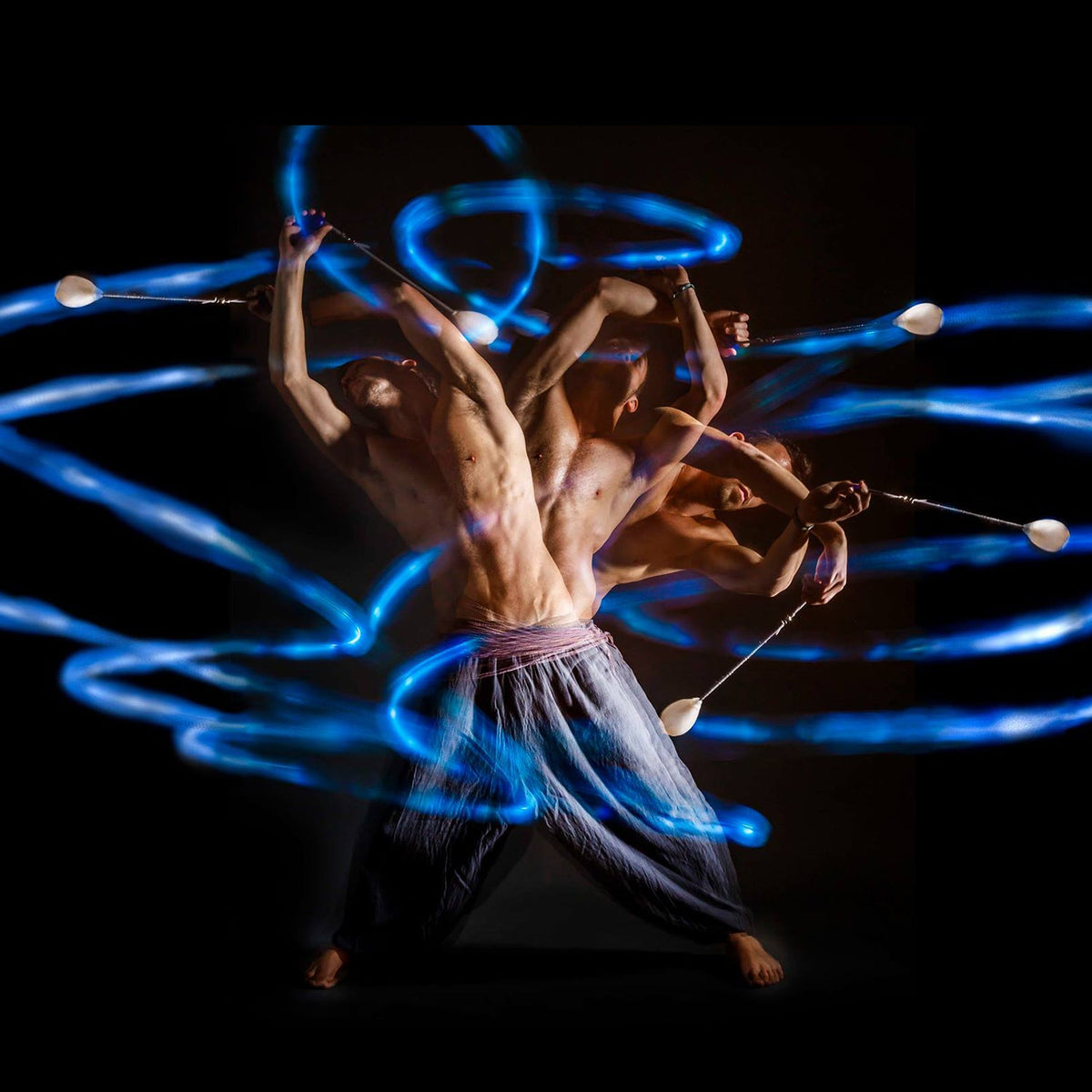 Flowtoys Podpoi v2 light trails