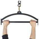 Hands holding onto 60cm spreader bar