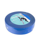 a packaged roll of blue 3.8cm wide tape