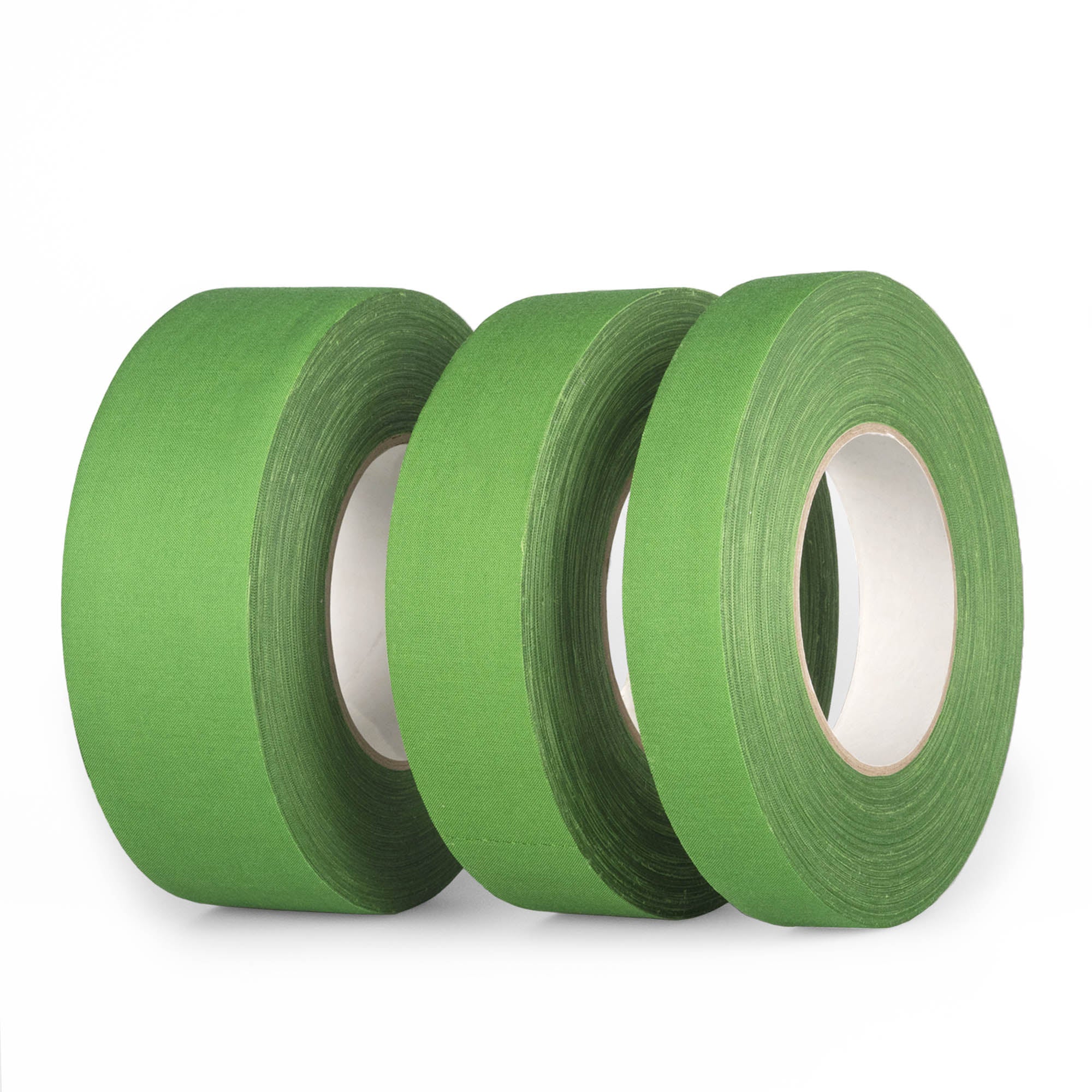 3 sizes of green tape