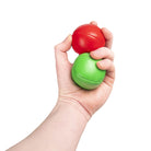 2 different colour balls in hand