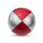 Single red/silver juggling ball