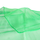 Green juggling scarf folded over