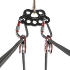 Rigged shot twisted carabiners