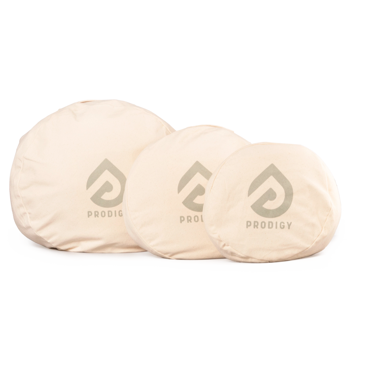 Prodigy eco aerial bag size comparison, front on