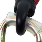 Silcone tubing around carabiner with swivel attached